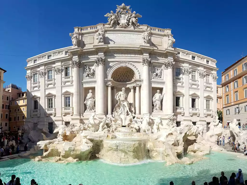 Trevi fontanas Roma Italija