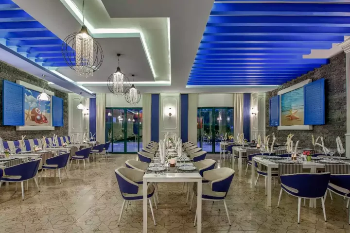 Delphin Deluxe Resort restoranas Mediterranean Viduržemio jūros regiono virtuvė