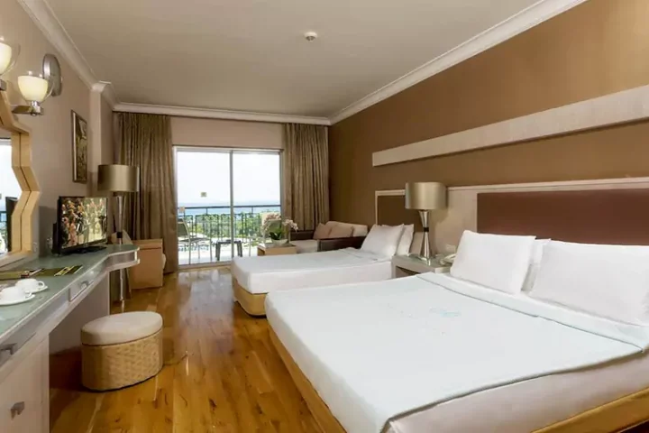 Mukarnas SPA Resort Šeimyninis kambarys su vaizdu į jūrą Turkija, Alanija