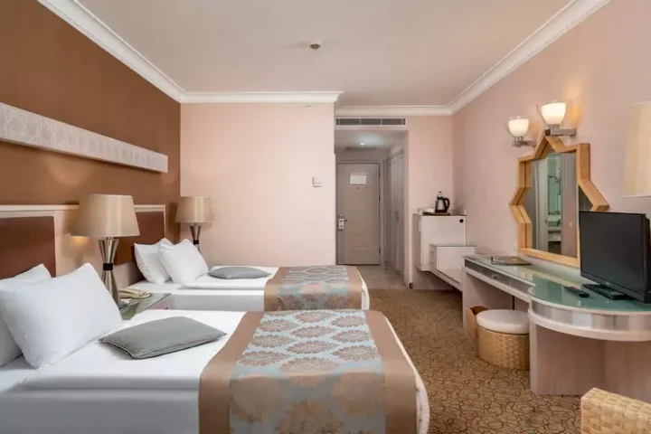 Mukarnas SPA Resort Standartinis kambarys su šoniniu vaizdu į jūrą Turkija, Alanija